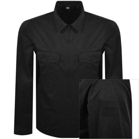 Product image for BOSS P Olson Overshirt Black