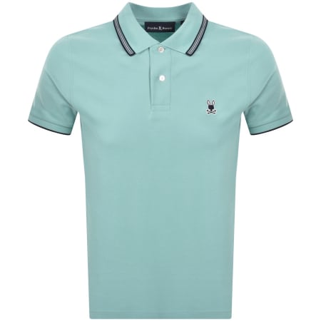 Product image for Psycho Bunny Tavian Pique Polo T Shirt Blue