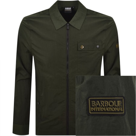 Product image for Barbour International Inline Overshirt Green