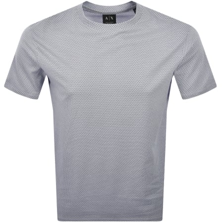 Product image for Armani Exchange Micro Logo T Shirt Blue
