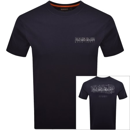 Product image for Napapijri S-Turrach T Shirt Navy