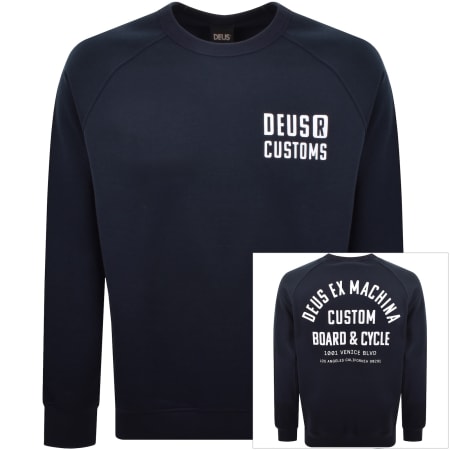 Product image for Deus Ex Machina Flecks Sweatshirt Navy