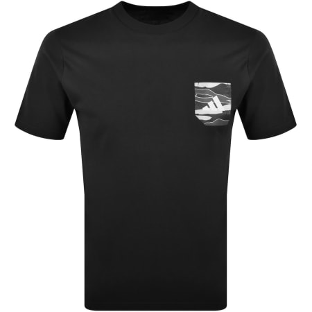 Product image for adidas Sportswear Camo Pocket T Shirt Black