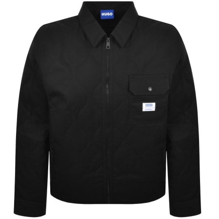 Product image for HUGO Blue Ebey Overshirt Black
