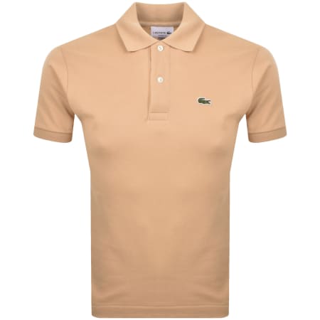 Product image for Lacoste Core Pique Polo Pinkish Beige