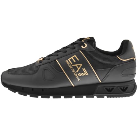 Product image for EA7 Emporio Armani Logo Trainers Black