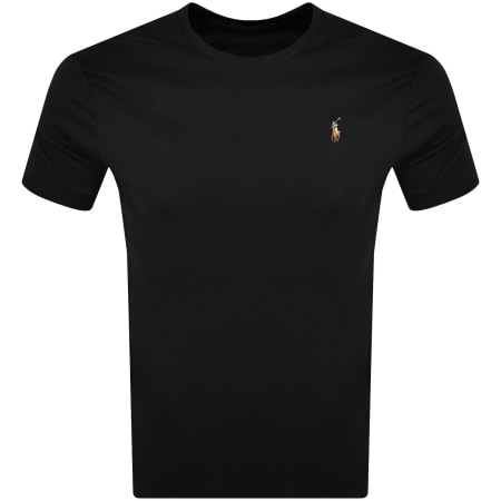 Product image for Ralph Lauren Crew Neck T Shirt Black