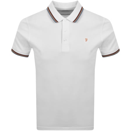 Product image for Farah Elton Polo T Shirt White