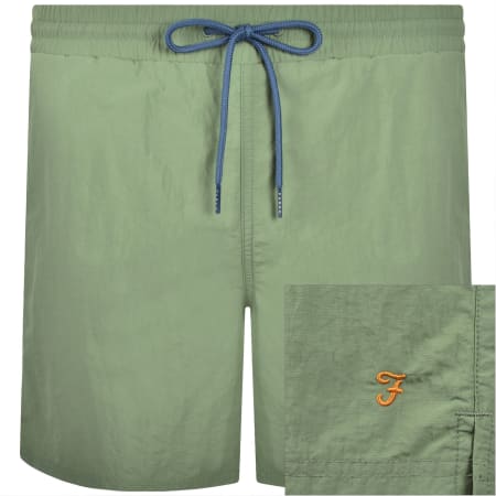 Product image for Farah Colbert Plain Swim Shorts Green