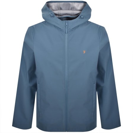 Product image for Farah Rhodes Hooded Jacket Blue