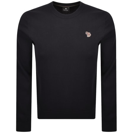 Product image for Paul Smith Crew Neck Knit Jumper Navy