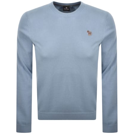 Product image for Paul Smith Crew Neck Knit Jumper Blue