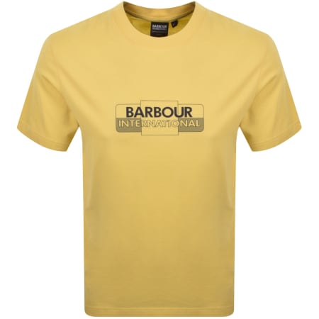Product image for Barbour International Leighton T Shirt Yellow