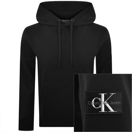 Product image for Calvin Klein Jeans Badge Hoodie Black