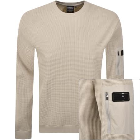 Product image for Barbour International Bewley Sweatshirt Beige