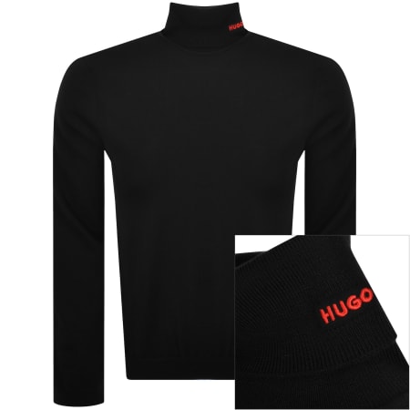 Product image for HUGO San Thomas Knit Jumper Black