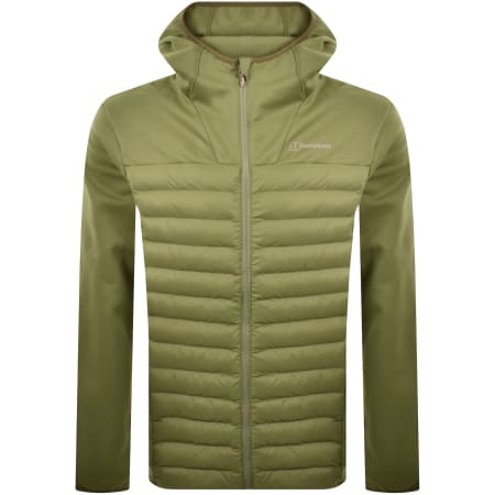 Product image for Berghaus Vaskye Hooded Hybrid Jacket Green