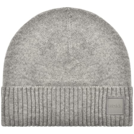 Product image for BOSS Akaio Wool Blend Beanie Grey