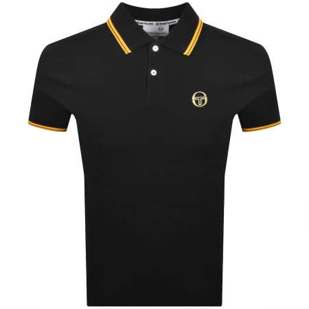 Product image for Sergio Tacchini Sergio 020 Polo T Shirt Black