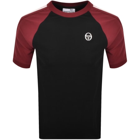 Product image for Sergio Tacchini Ringer T Shirt Black