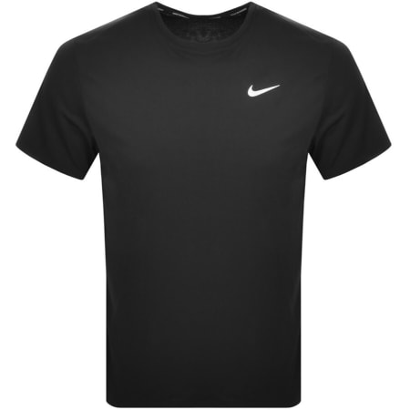 Product image for Nike Running Dri Fit Miler T Shirt Black