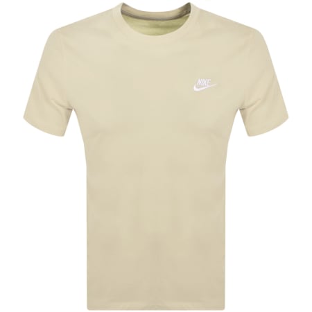 Product image for Nike Crew Neck Club T Shirt Yellow