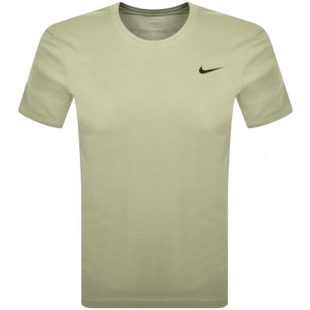 Product image for Nike Training Dri Fit Logo T Shirt Khaki