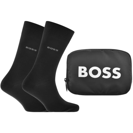 Product image for BOSS 2 Pack Socks Gift Set Bag Black