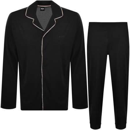 Product image for BOSS Merino Pyjama Set Black