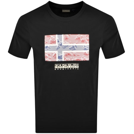 Product image for Napapijri S-Drapeau T Shirt Black