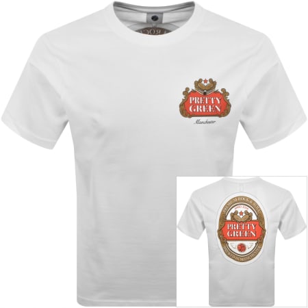 Product image for Pretty Green Nelson T Shirt White