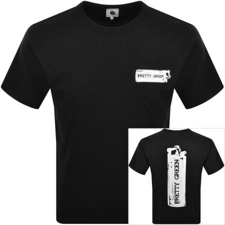 Product image for Pretty Green Lighter T Shirt Black