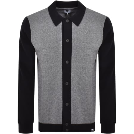 Product image for Pretty Green Roxy Knit Polo Jumper Black