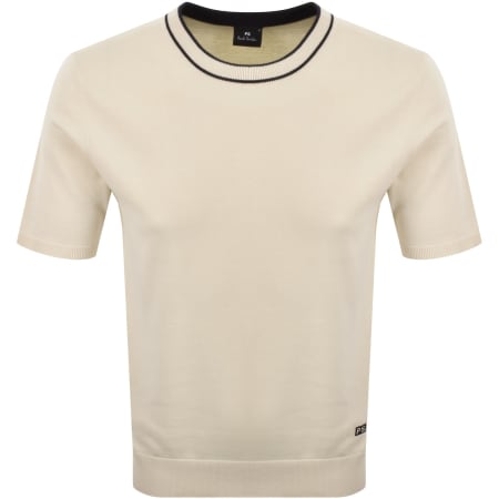 Product image for Paul Smith Short Sleeve Knit Jumper Cream