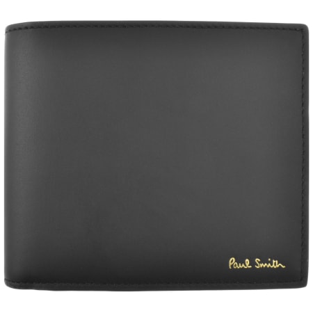 Product image for Paul Smith Stripe Interior Billfold Wallet Black