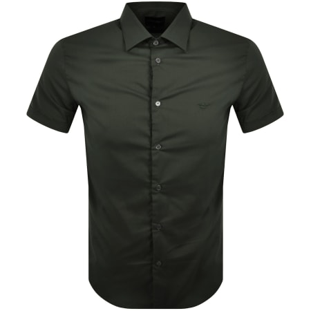 Product image for Emporio Armani Short Sleeved Shirt Green