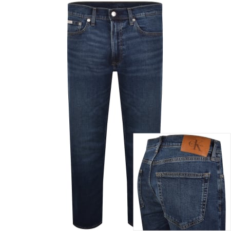 Product image for Calvin Klein Jeans Straight Fit Jeans Blue