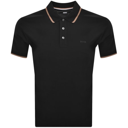 Product image for BOSS Parlay 190 Polo T Shirt Black