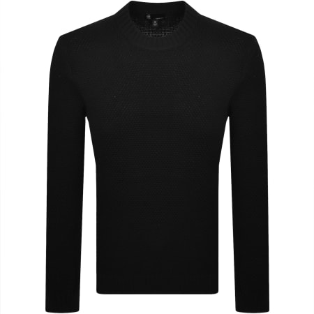Product image for G-Star Structure Mix Knit Jumper Black