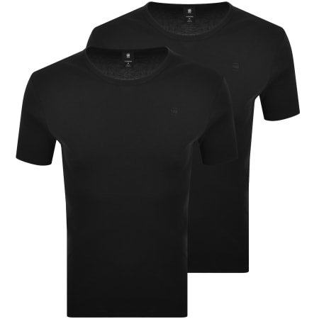 Product image for G-Star 2 Pack Base T Shirts Black