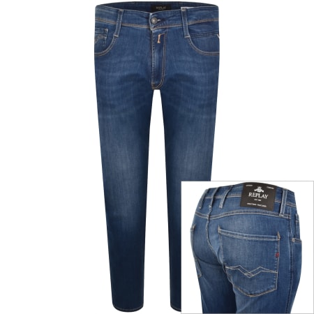 Product image for Replay Slim Fit Anbass Jeans Blue