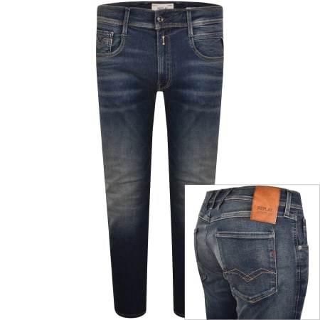 Product image for Replay Slim Fit Anbass Jeans Blue
