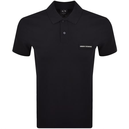 Product image for Armani Exchange Slim Fit Polo T Shirt Navy