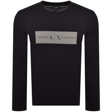Product image for Armani Exchange Crew Neck T Shirt Navy