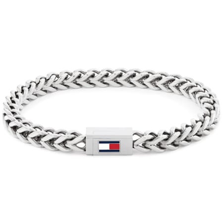 Product image for Tommy Hilfiger Braided Chain Bracelet Silver