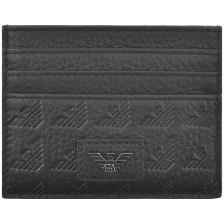 Product image for Emporio Armani Leather Card Holder Black