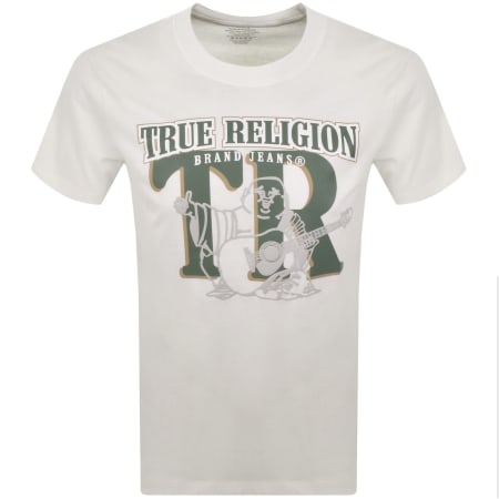 Product image for True Religion Big Buddha T Shirt Optic White