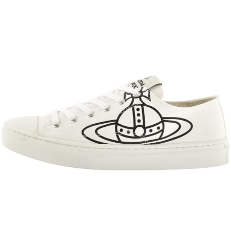 Product image for Vivienne Westwood Plimsoll Low Top Trainers White