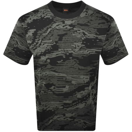 Product image for BOSS Te Wildnature T Shirt Black