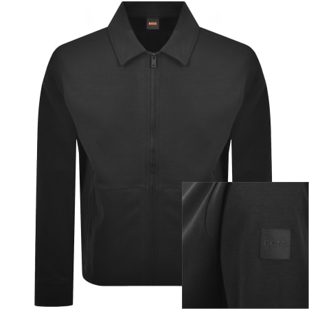Product image for BOSS Pe Twist Overshirt Open Black
